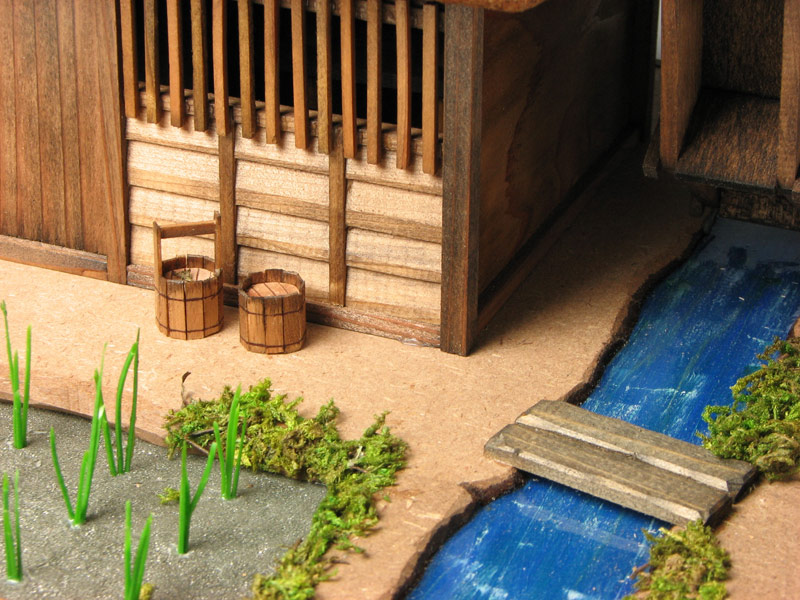 小林工芸　木製建築模型 みちのく水車小屋