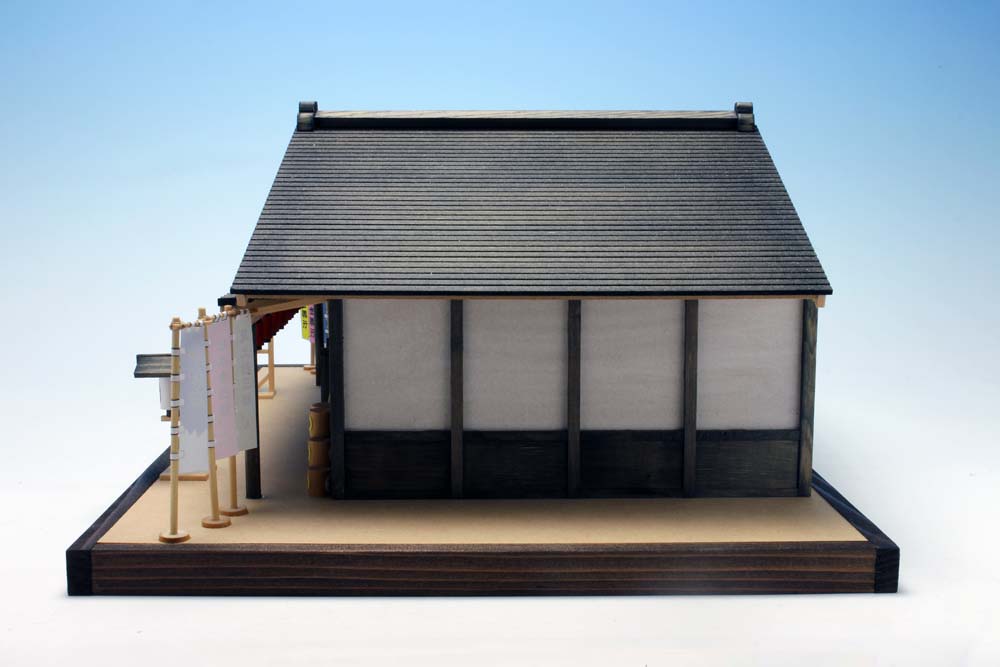 Wooden Model Japanese old theater