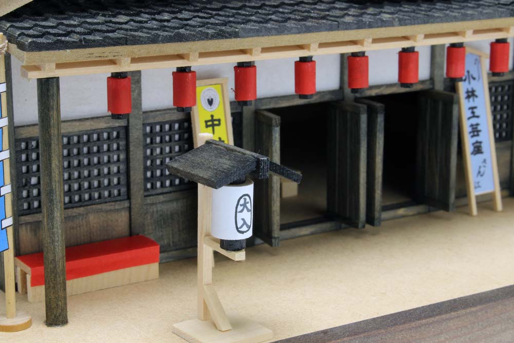 Wooden Model Japanese old theater