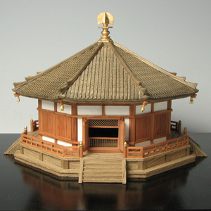 KOBAYASHI KOGEI Wooden Model Kit1/100 Horyuji Temple Yumedono