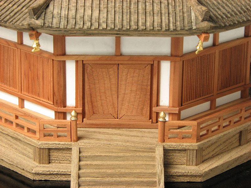 KOBAYASHI KOGEI Wooden Model Kit1/100 Horyuji Temple Yumedono