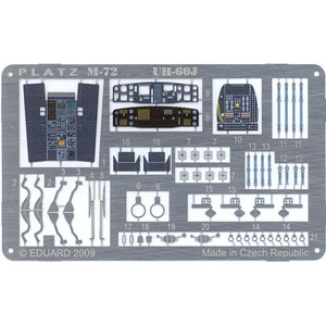 PLATZ 1/72 JASDF UH-60J Photo etched parts