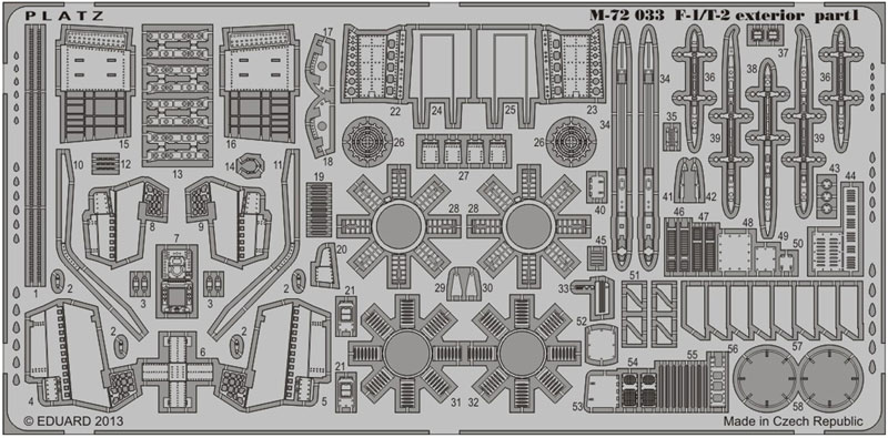 PLATZ1/72 F-1 exterior part1