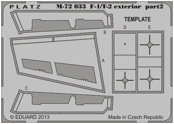 PLATZ1/72 F-1 exterior part1