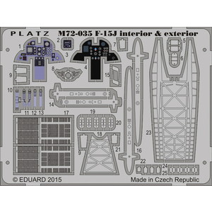 PLATZ 1/72 JASDF F-15J interior&exterior