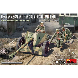 1/35 WW.II ɥķ 7.5cm ˤ Pak 40  ˤʼե奢°