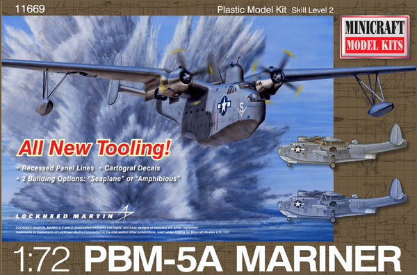 ミニクラフト 1/72　マーチンマリナー PBM-5A - ウインドウを閉じる