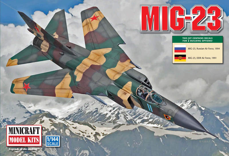 ミニクラフト 1/144 ソビエト軍 MiG-23 [MC14655] - 2,090円 : プラモデル・模型メーカー【有限会社プラッツ】｜飛行機・戦車などの製造・販売｜静岡  PLATZ Co.,Ltd.