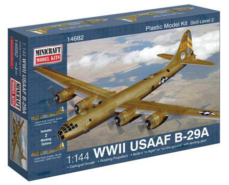 ミニクラフト 1/144 WW.II アメリカ陸軍航空隊 B-29A [MC14682 