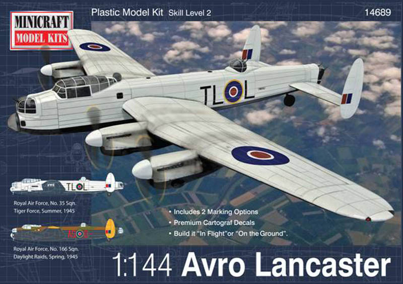 ミニクラフト 1/144 WW.II アブロ・ランカスター イギリス空軍