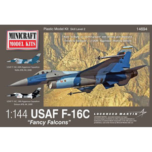 ミニクラフト 1/144 アメリカ空軍 F-16 "ファンシー ファルコン"