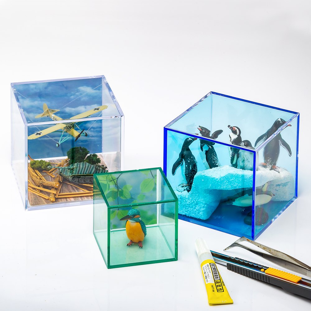 MINORU CUBE Clear Display Case S(Small)