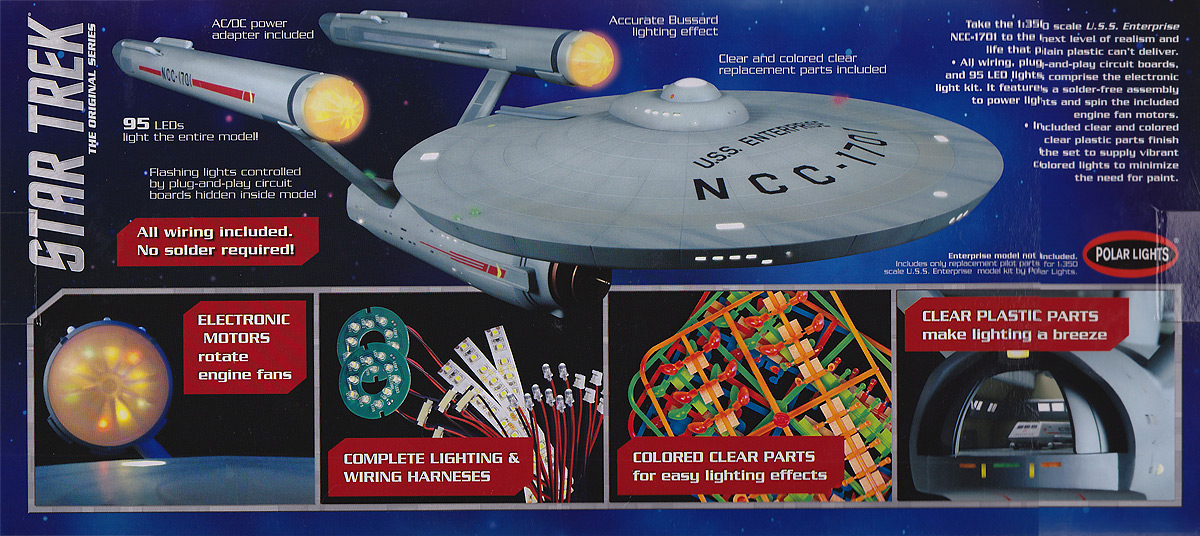 ݡ饤 ȥå 1/350 󥿡ץ饤 NCC-1701 饤ƥ󥰥å