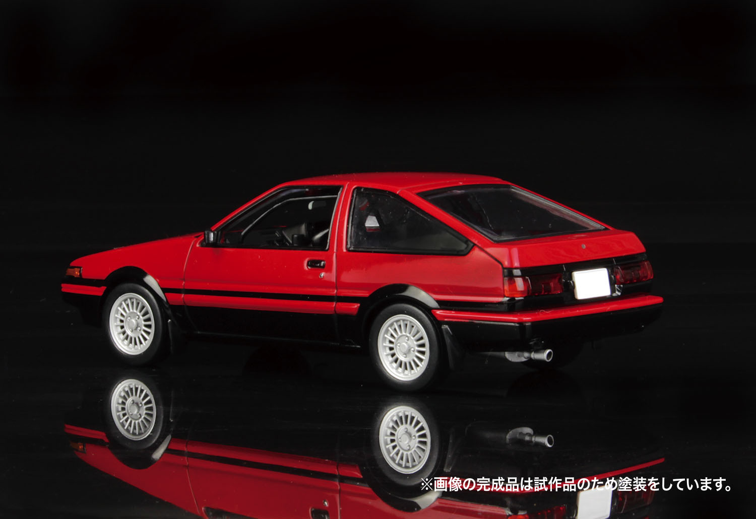 MONO 1/32 TOYOTA SPRINTER TRUENO AE86 (Black & Red)