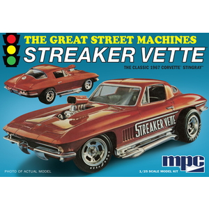 MPC 1/25 1967 シェビー コルベット スティングレイ "Streaker Vette"