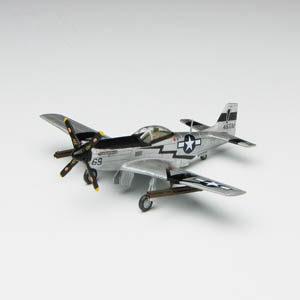 PLATZ/BeGo 1/144 P-51D w/Rocket tube(2 kits in a BOX)