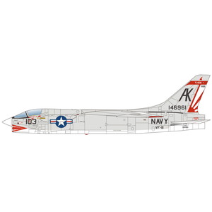 PLATZ 1/144 US NAVY F-8C CRUSADER "MiG KILLER" (2 Kits)