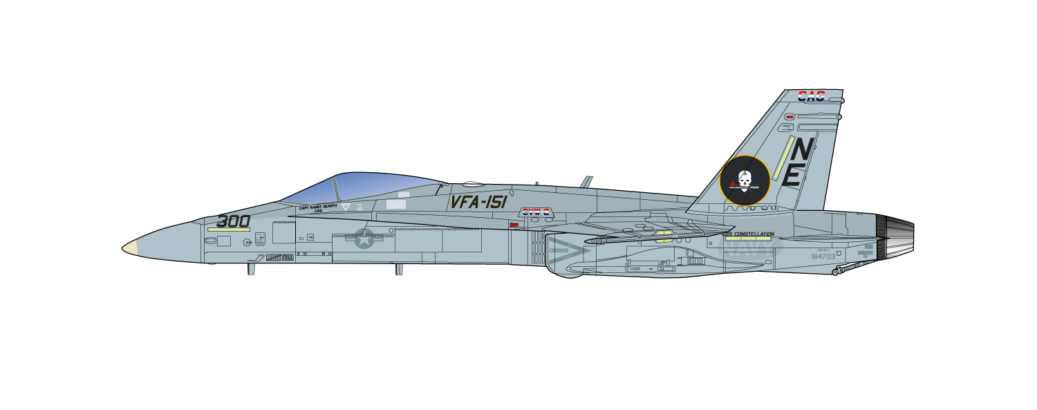 1/144 ꥫϾƮ F/A-18C ۡͥå NAF