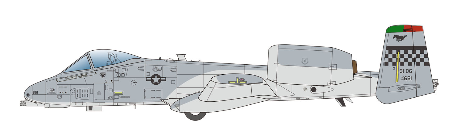 PLATZ 1/144 USAF Fighter A-10C Thunderbolt II "Assam Draggins"