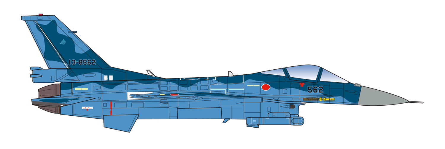 ​PLATZ 1/144 JASDF F-2A with J/AAQ-2 FLIR