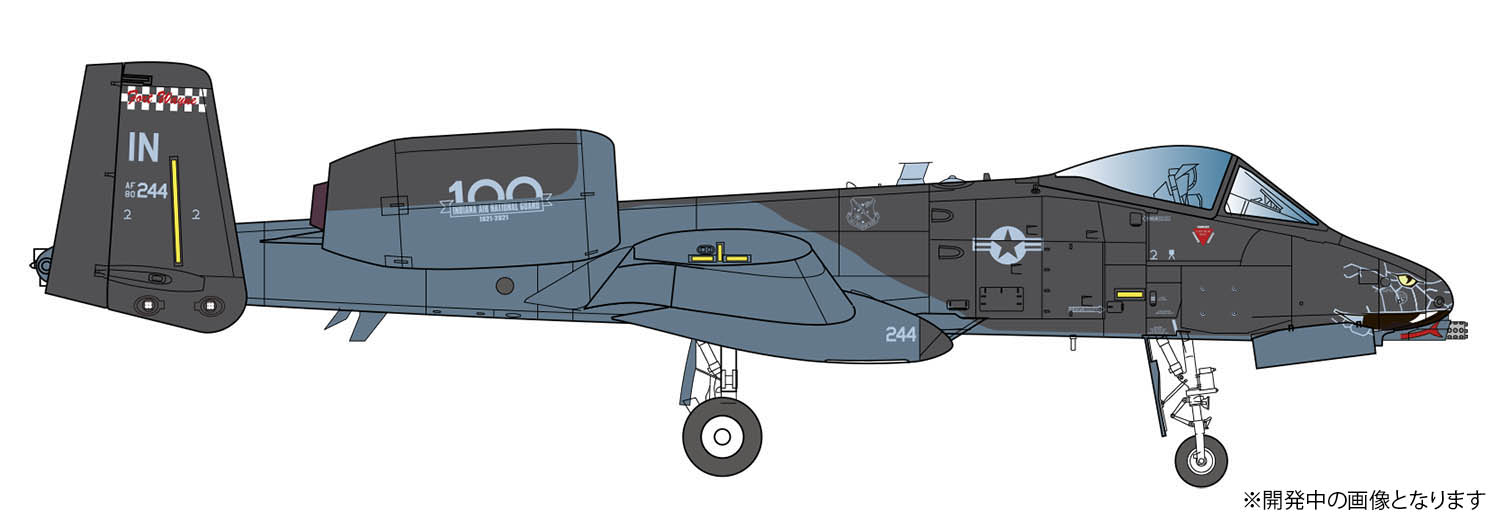 1/144 アメリカ空軍 攻撃機 A-10C サンダーボルトII 第122戦闘航空団 "ブラックスネーク" 2機セット