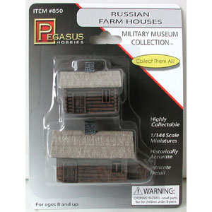 PEGASUS 1/144 Russian Farm Houses