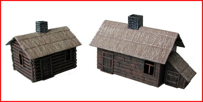 PEGASUS 1/144 Russian Farm Houses