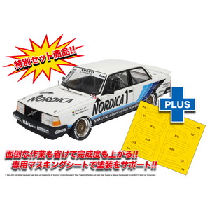 PLATZ/NUNU 1/24 VOLVO 240 TURBO '86 ETCC HOCKENHEIM WINNER SET