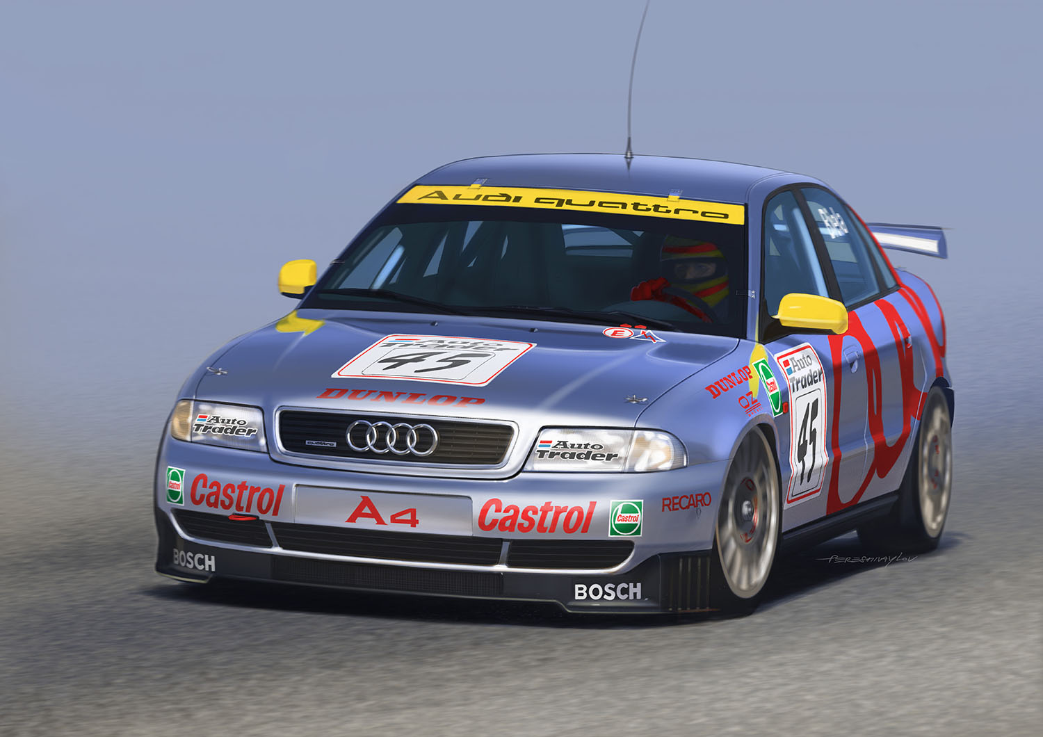 1/24 Racing Series Audi A4 BTCC CHAMPION 1996