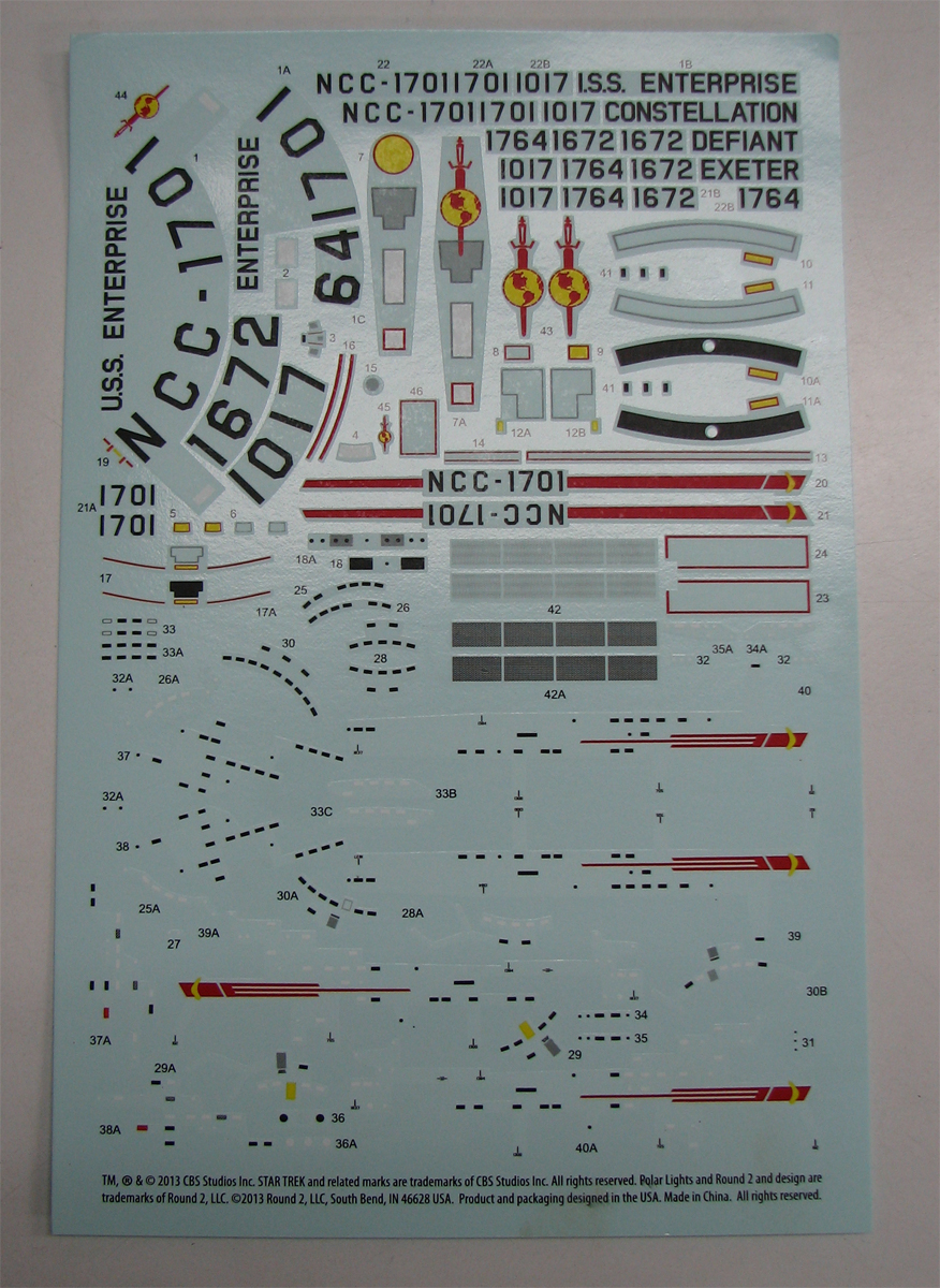 ݡ饤ġ1/1000 (ȥå) NCC-1701 U.S.S󥿡ץ饤 벦Ver. - ɥĤ