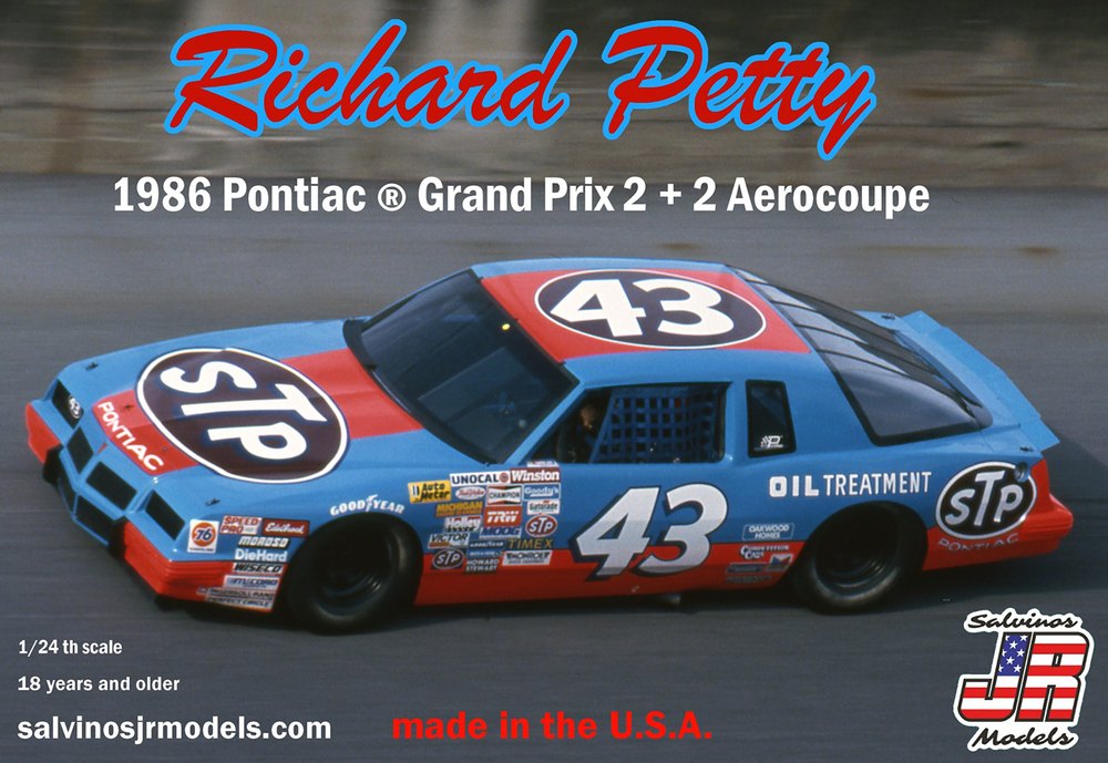 1/24 NASCAR 1986 ポティアック・グランプリ 2+2 エアロクーペ ＃43”リチャード・ペティ”