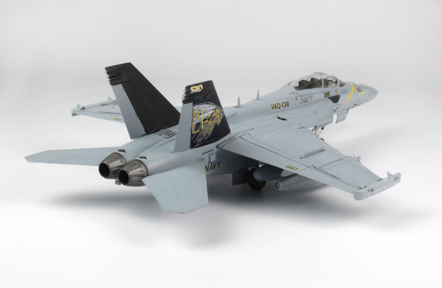 US Navy EW Aircraft EA-18G Growler VAQ-132 Yellow Jackets