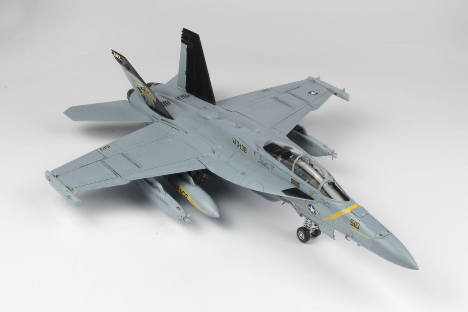 US Navy EW Aircraft EA-18G Growler VAQ-132 Yellow Jackets