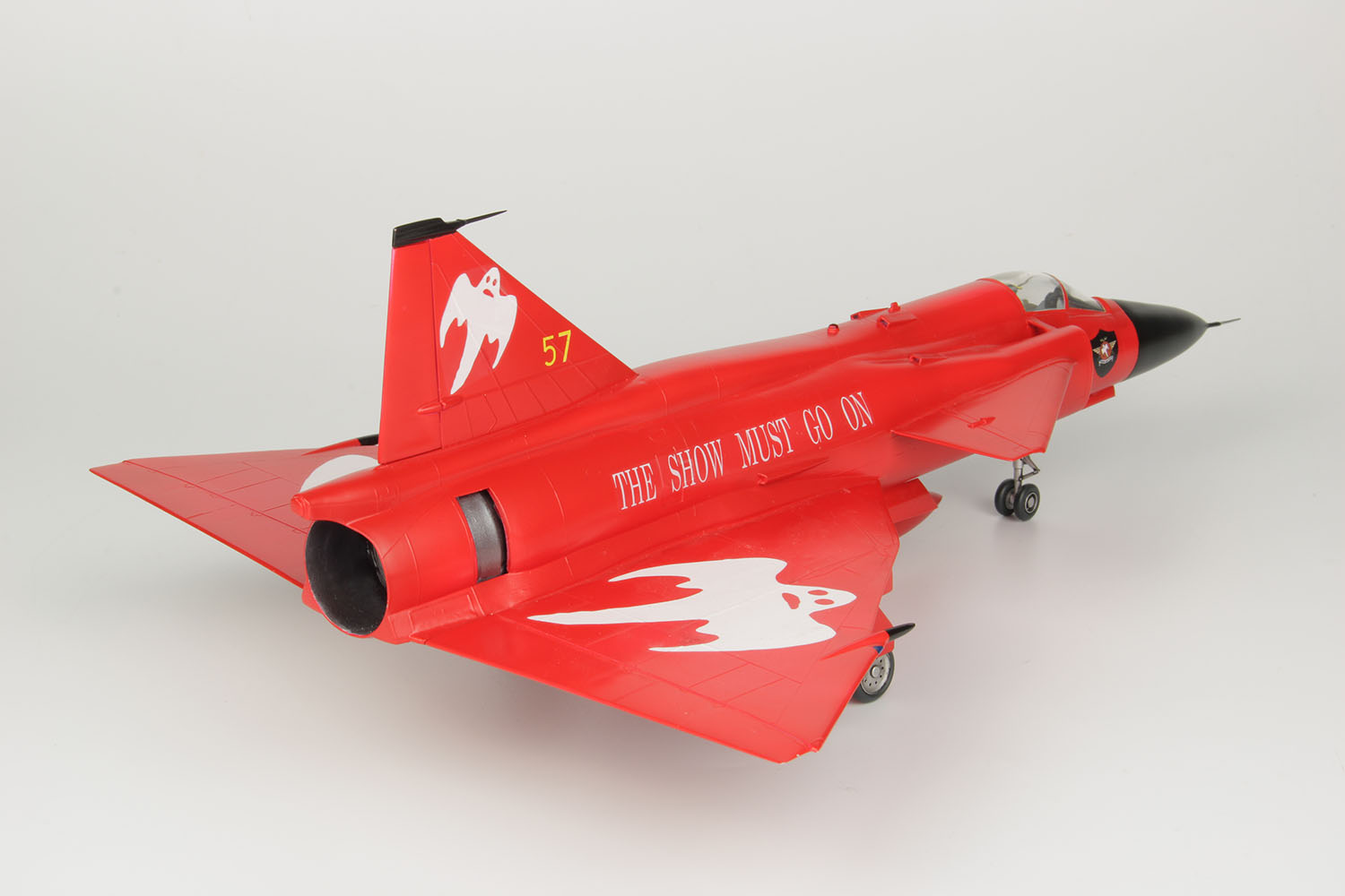 1/48 Swedish Air Force Fighter AJS37 Viggen "Red Viggen"