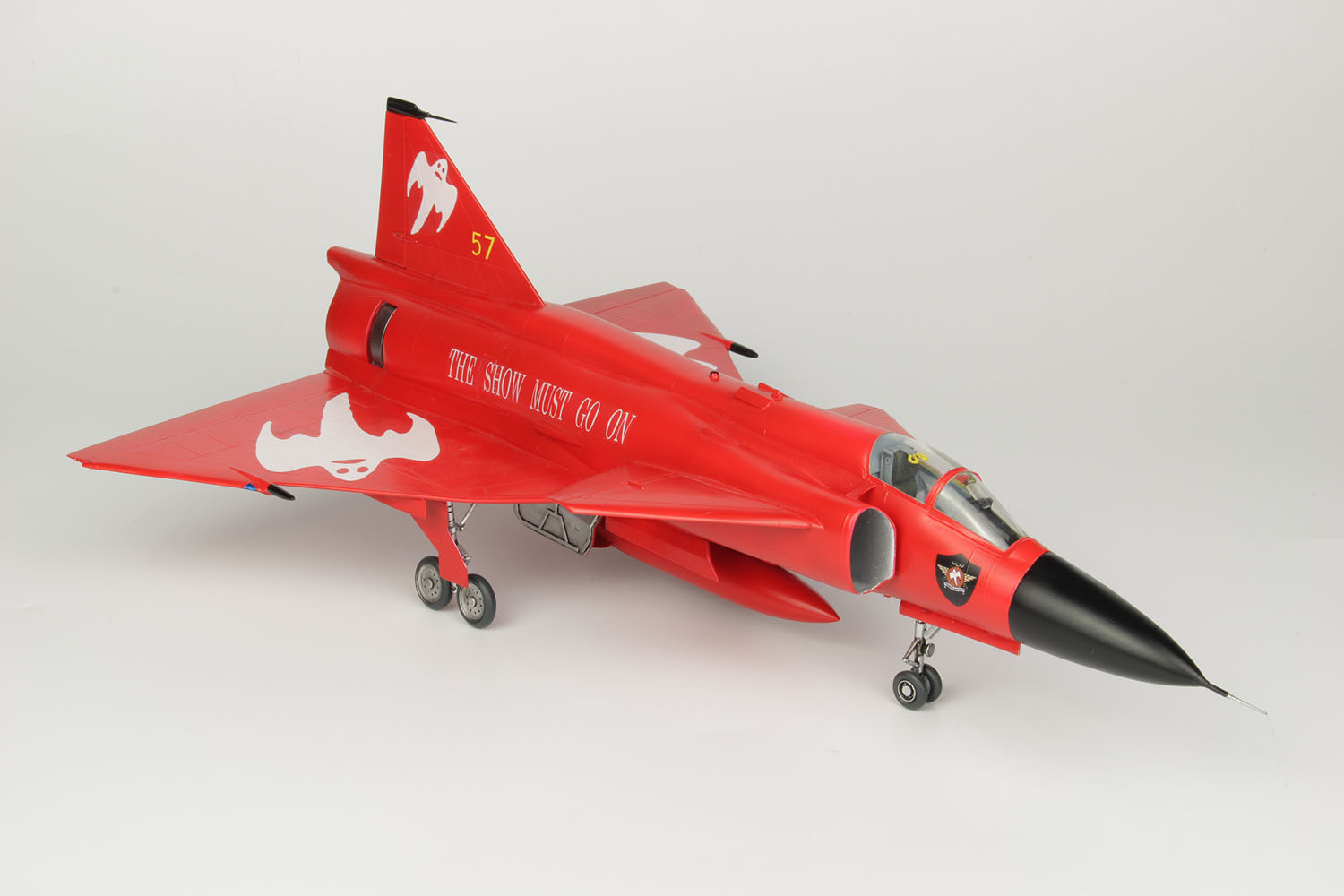 1/48 Swedish Air Force Fighter AJS37 Viggen "Red Viggen"