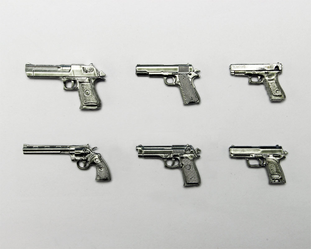 PLATZ 1/12 Realistic Handgun(SILVER ver)