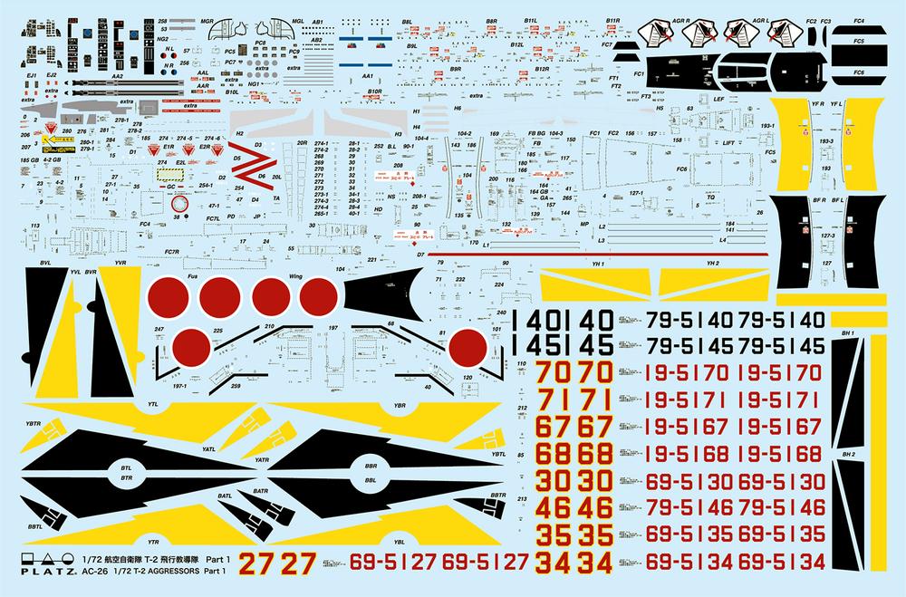 1/72 JASDF T-2 AGGRESSORS Tactical Fighter Training Group Part 1