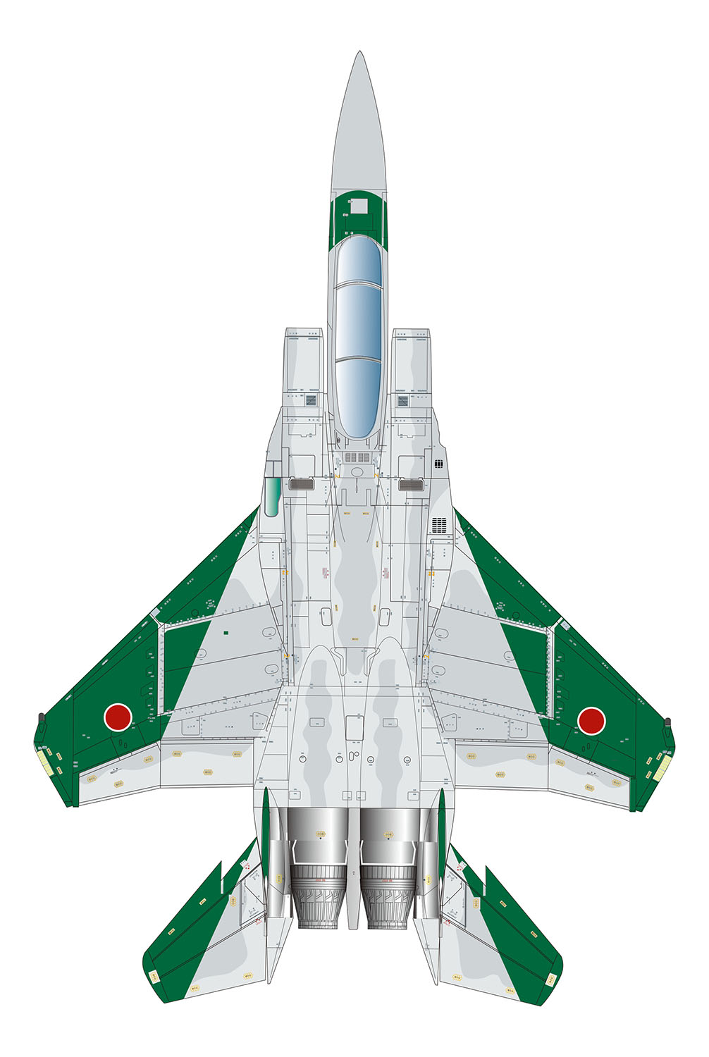 1/72 JASDF F-15J EAGLE AGGRESSOR No. 908 of the Tactical Fighter