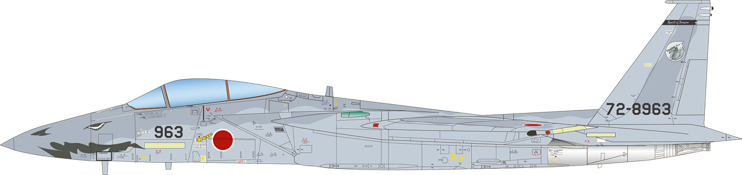 1/72 JASDF F-15J EAGLE TAC MEET 2003 303SQ "WHITE DRAGON"