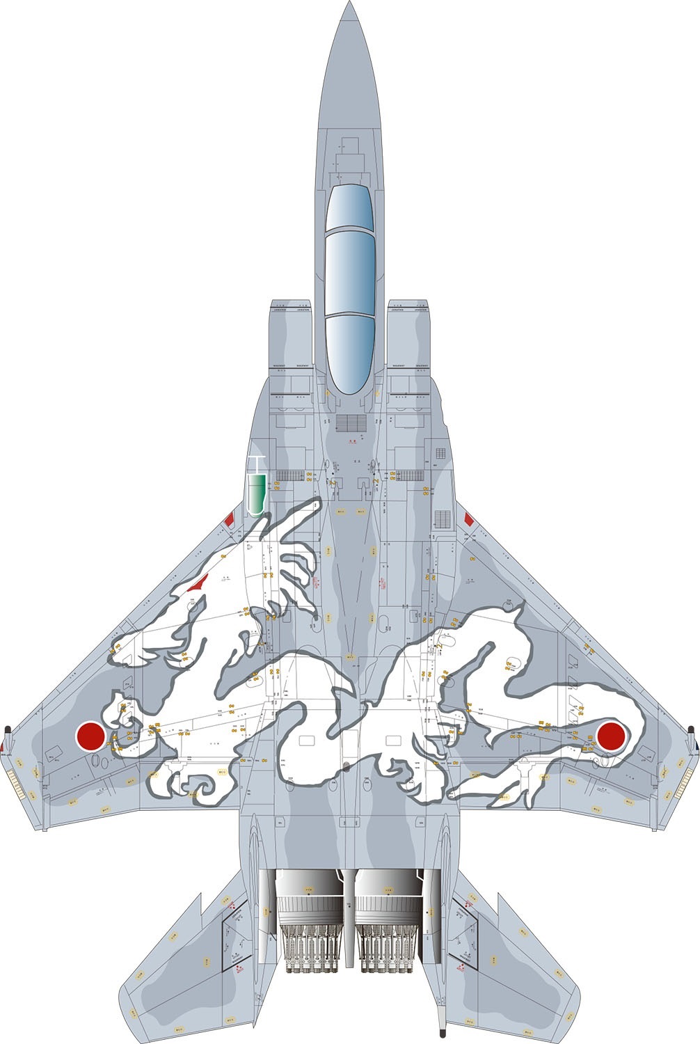1/72 JASDF F-15J EAGLE TAC MEET 2003 303SQ "WHITE DRAGON"