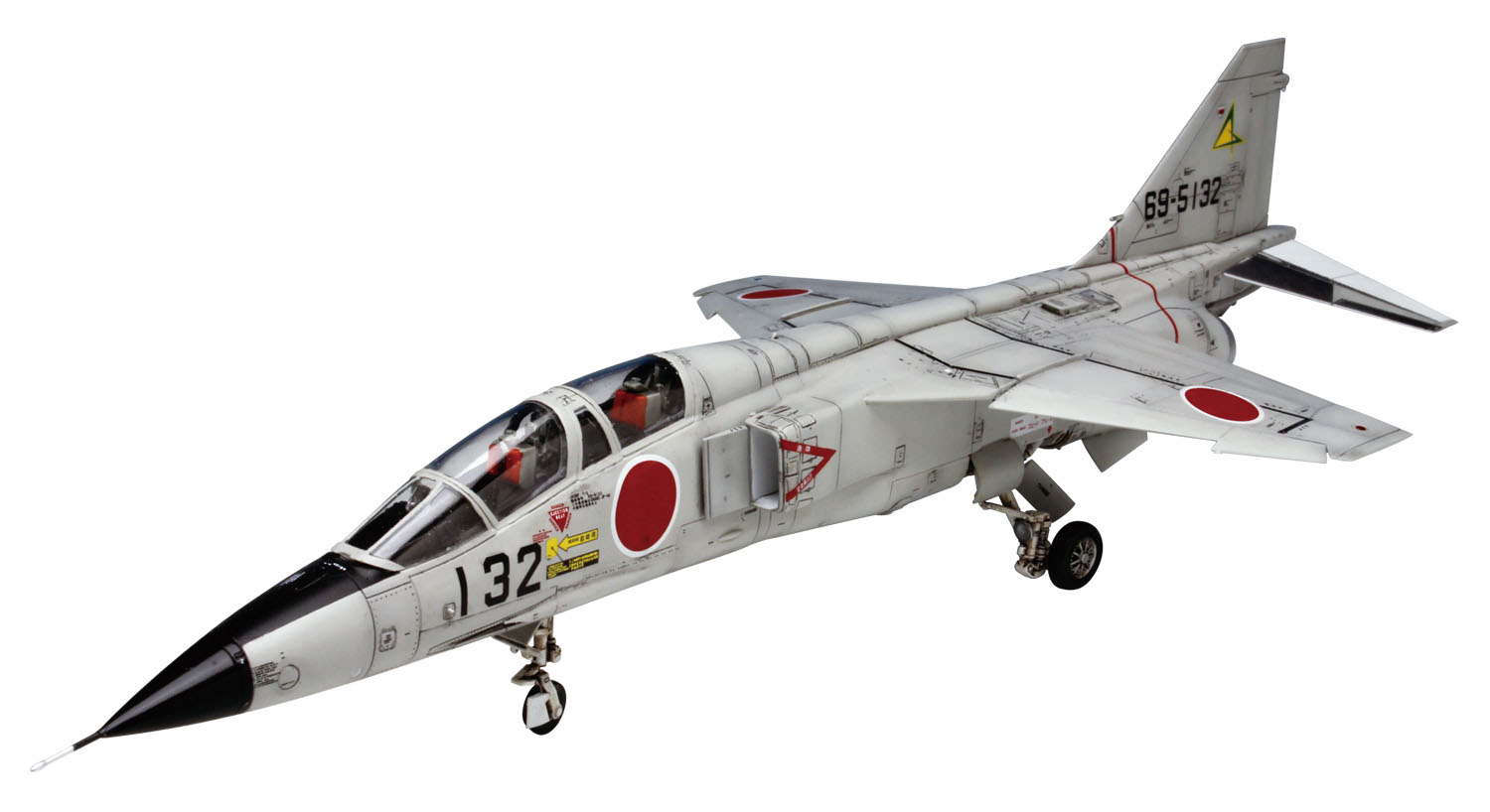 PLATZ 1/72 JASDF Trainer T-2 Late Type with Pilot Figure