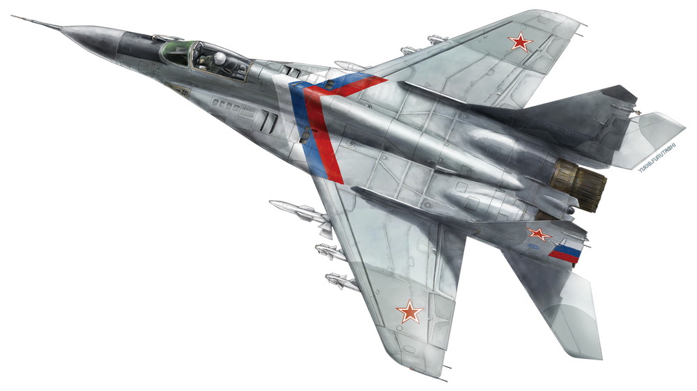 プラッツ 1/72 MiG-29(9.13)フルクラムＣ トップガン [AE-11] - 6,490