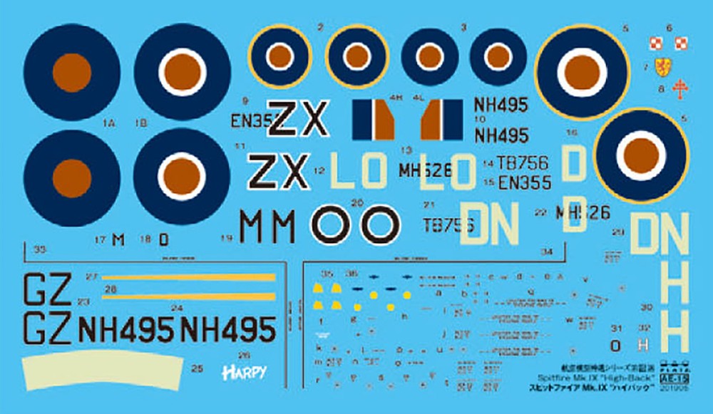 PLATZ 1/72 Spitfire Mk. IX High-Back