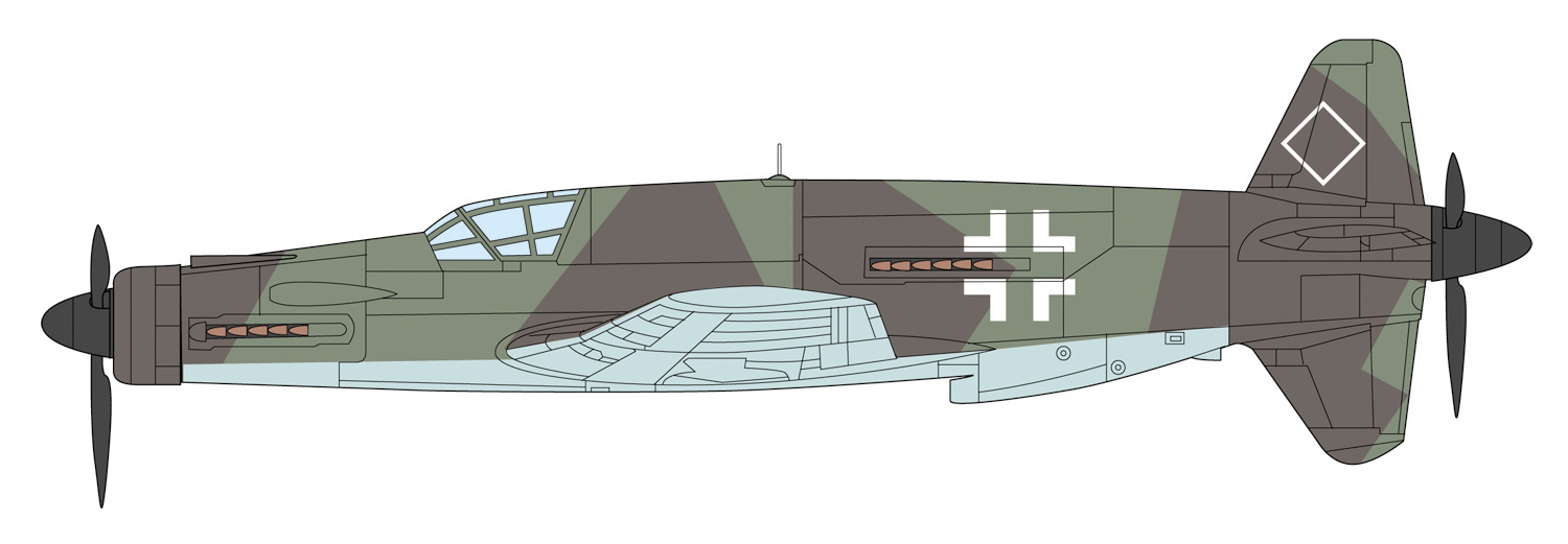 Amazon.co.jp: 1/72 戦闘機 4機 ドルニエDo335プファイル Me262