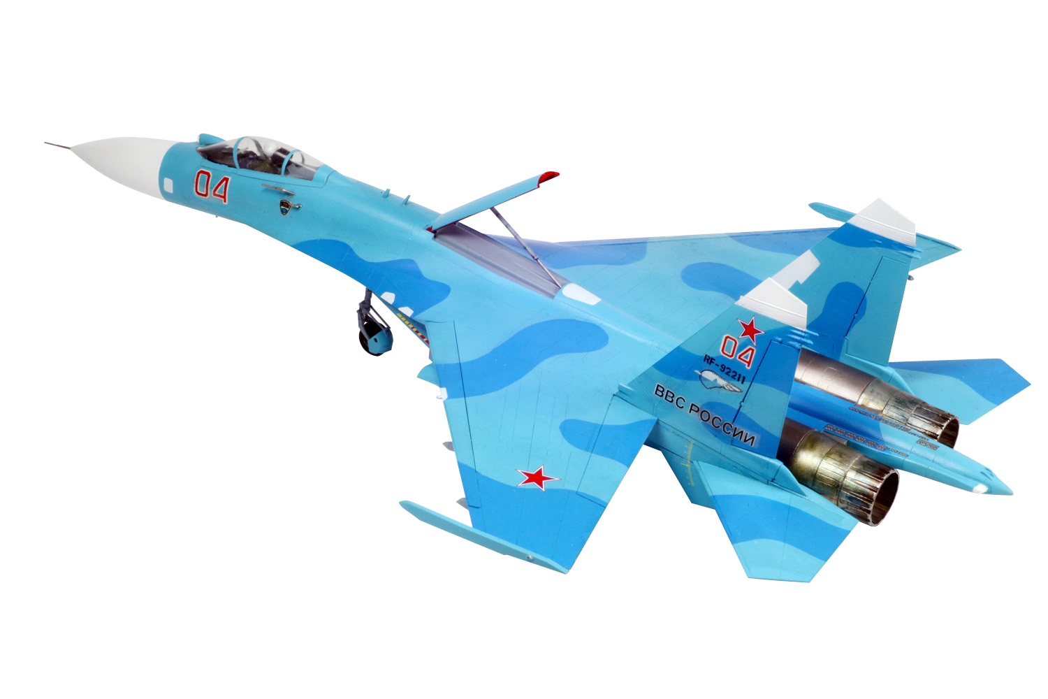 1/72 プラッツ　ズベズタ　スホーイ　Su-27 フランカー　ロシア空軍