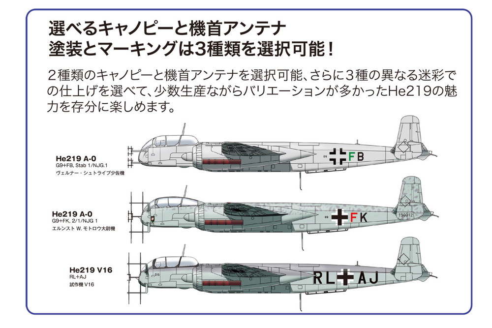 ץå 1/72 He219A- ա + 塼٥