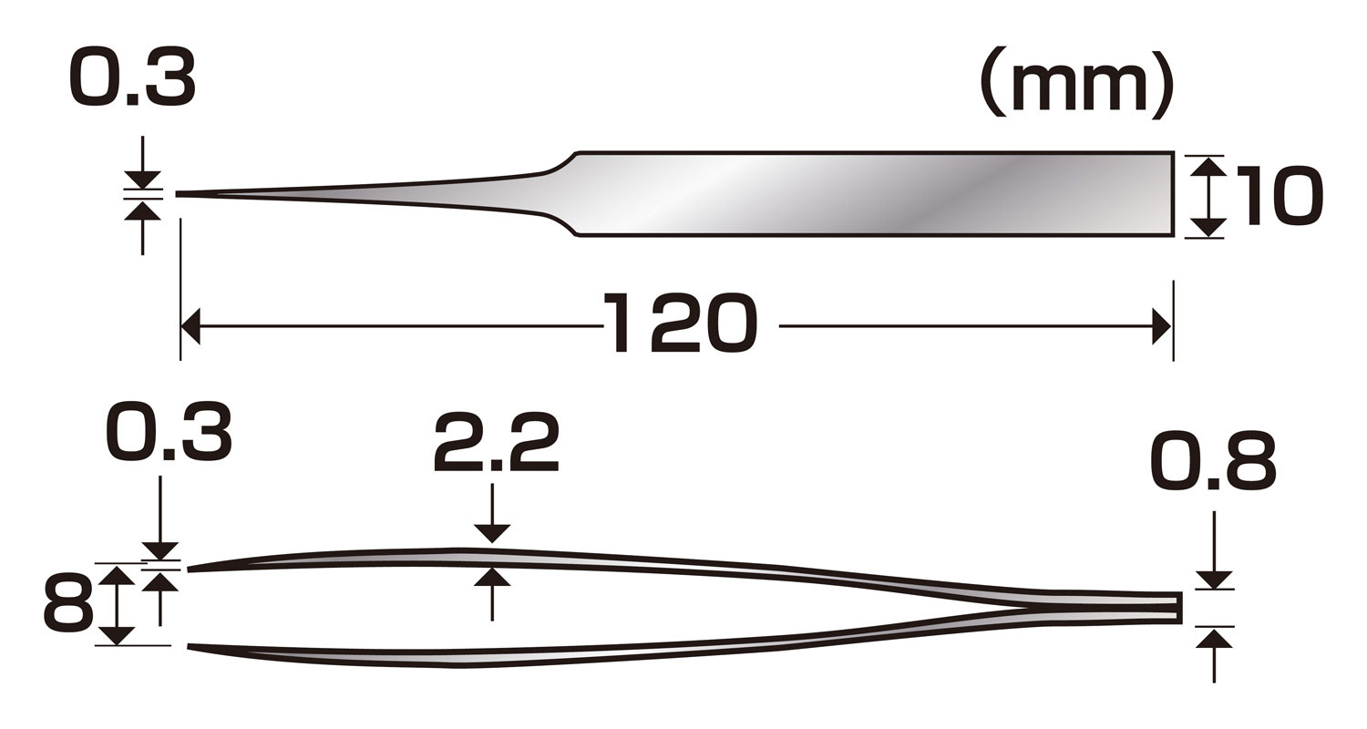 ALEC TWEEZERS-BILL 0.3mm