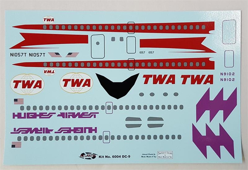 ȥƥ 1/72 DC-9 ҥ塼  TWA