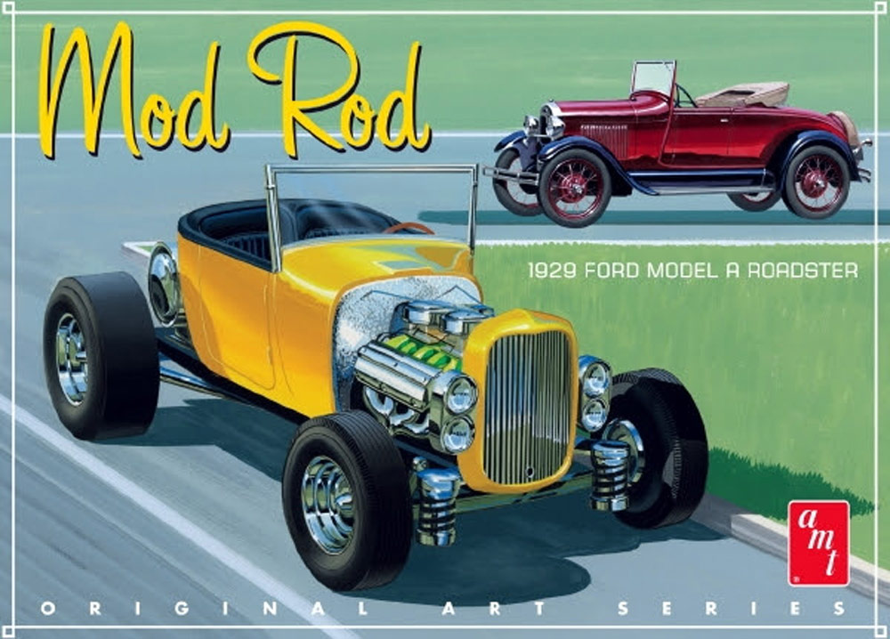 AMT 1/25 1929年型 フォード・モデルA ロードスター(OAS) モッド 