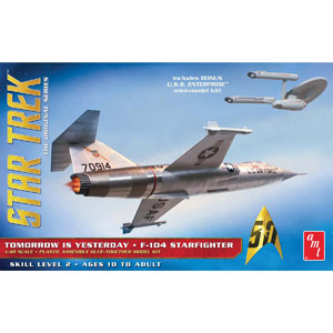 AMT 1/48 ȥå "ǯ7.21" ƶ F-104  1/2500 U.S.S.󥿡ץ饤